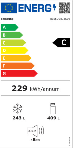 Samsung RS66DG813CS9 Ψυγείο Ντουλάπα NoFrost Υ178xΠ91.2xΒ71.6εκ. Inox