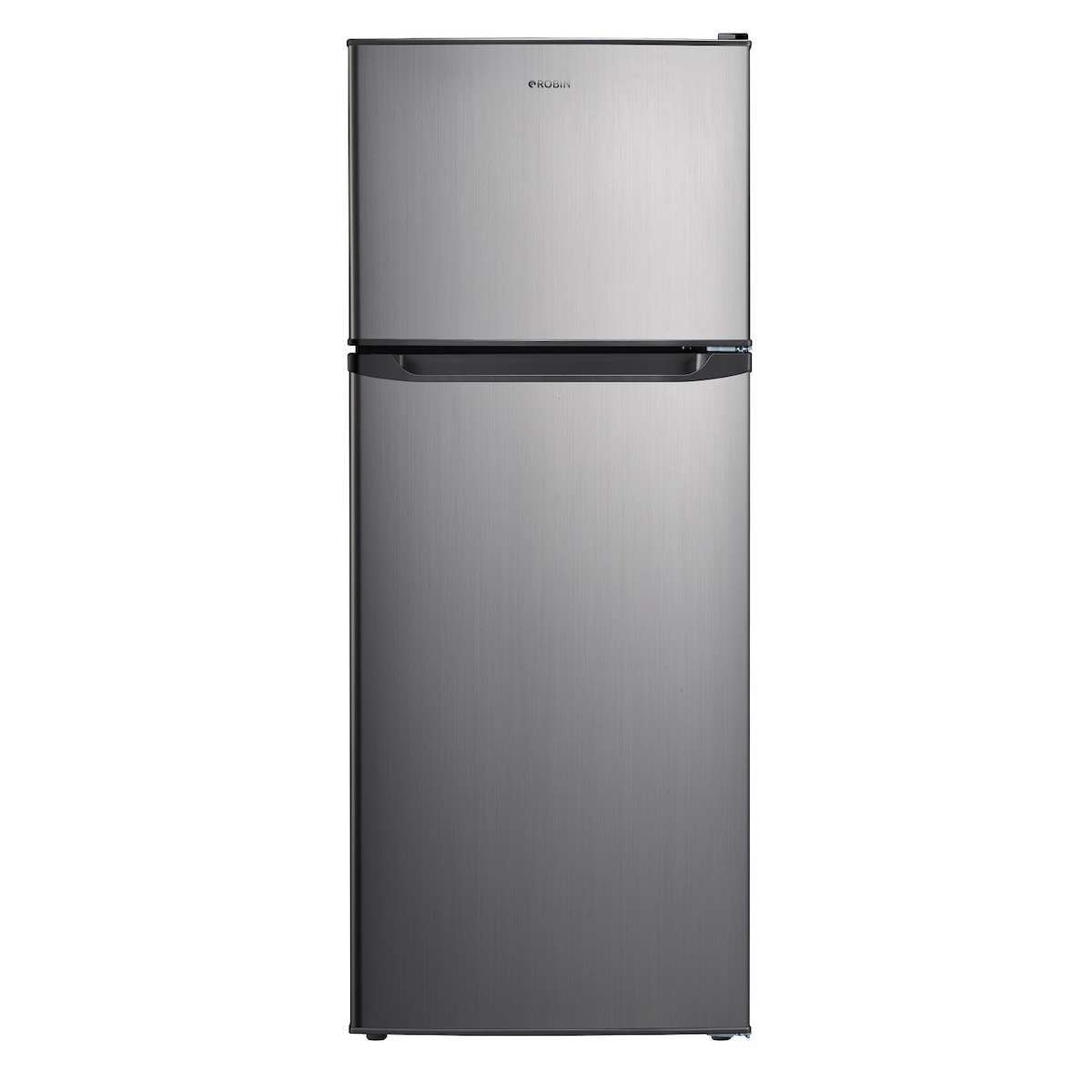 Robin RT-435 Ψυγείο Δίπορτο 269lt Total NoFrost Υ152xΠ60xΒ65.3εκ. Inox
