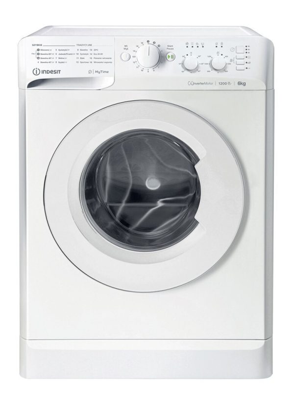 Indesit Πλυντήριο Ρούχων 6kg 1200 Στροφών MTWSC 61294 W PL