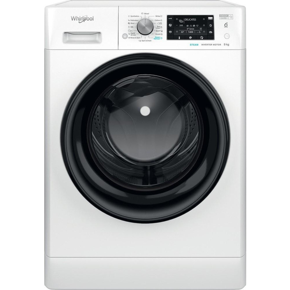 Whirlpool Πλυντήριο Ρούχων 9kg 1400 Στροφών FFD 9489 BV