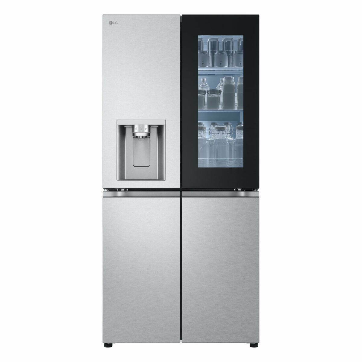 LG GMG861MBAE Ψυγείο Ντουλάπα NoFrost Υ178.7xΠ83.5xΒ73εκ. Inox