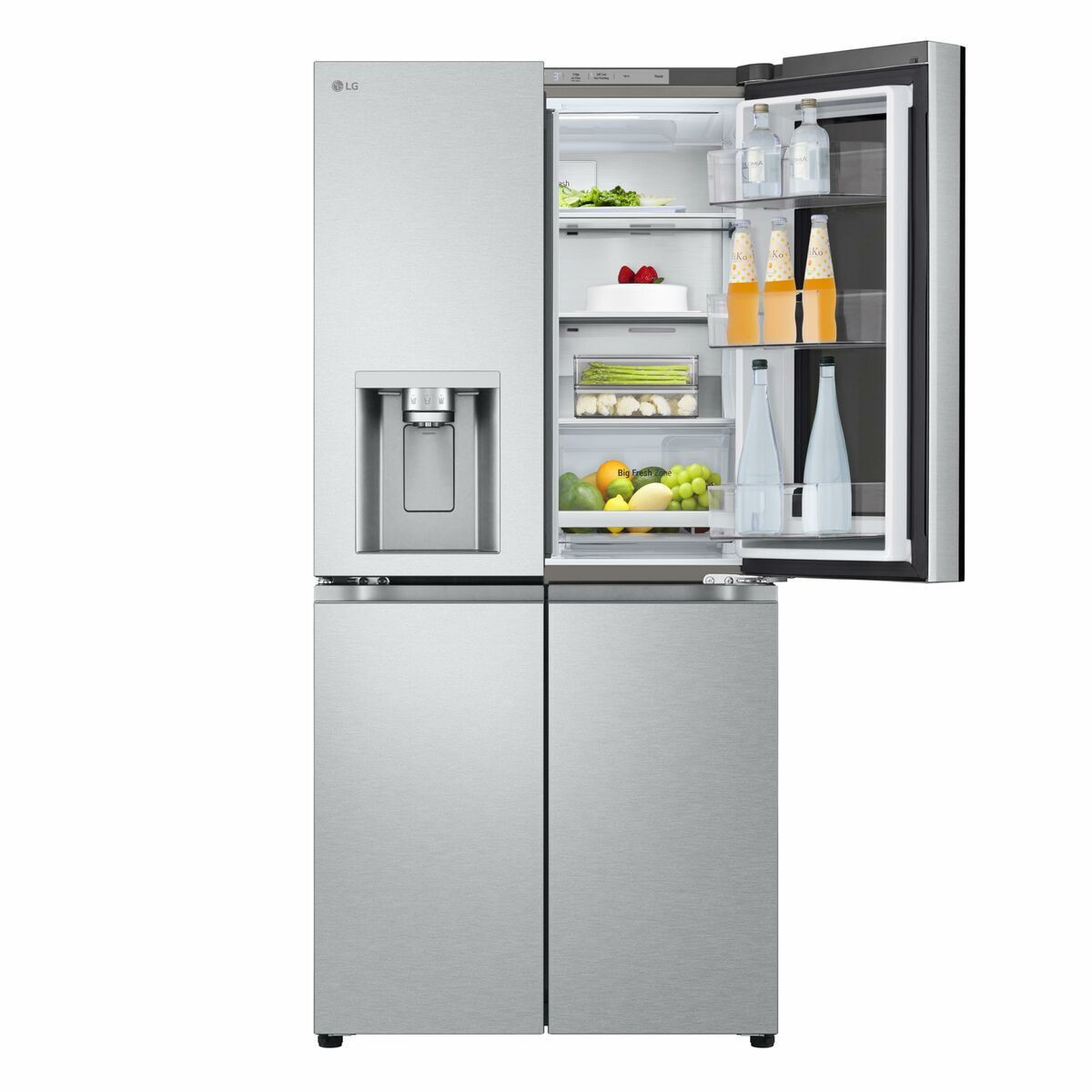 LG GMG861MBAE Ψυγείο Ντουλάπα NoFrost Υ178.7xΠ83.5xΒ73εκ. Inox