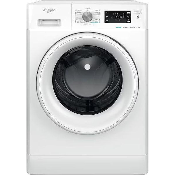 Whirlpool Πλυντήριο Ρούχων 9kg 1400 Στροφών FFB 9489 WV