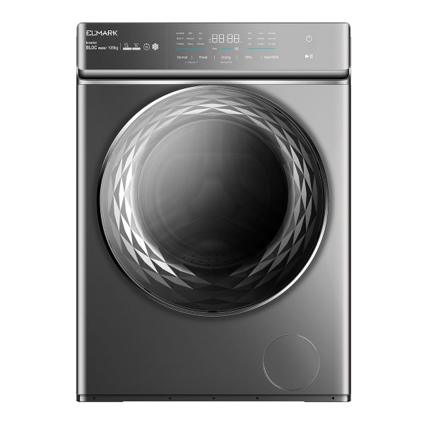 Elmark Πλυντήριο Ρούχων 10kg 1400 Στροφών Γκρι EL-1468DP 300250/DG