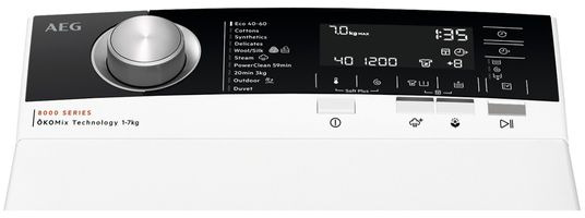 AEG LTR8C373E Πλυντήριο Ρούχων Άνω Φόρτωσης 7kg 13 Στροφών