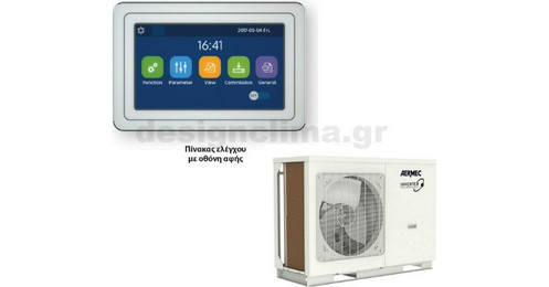 Aermec HMI060 Αντλία Θερμότητας 6kW Μονοφασική Monoblock