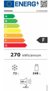 Altus ALD 241 Δίπορτο Ψυγείο 320lt Υ146.5xΠ54xΒ58cm Λευκό