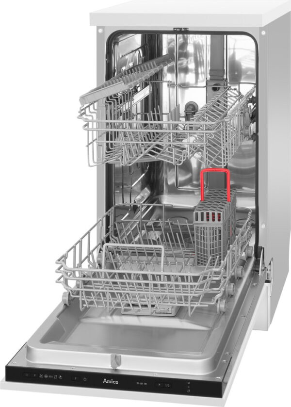 Amica MIA 455AD Εντοιχιζόμενο Πλυντήριο Πιάτων 44.8cm για 9 Σερβίτσια Λευκό