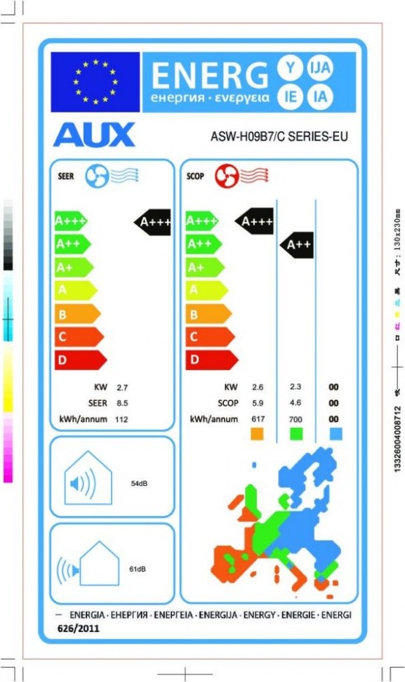 AUX ASW-H09B7A4/CAR3DI-D0