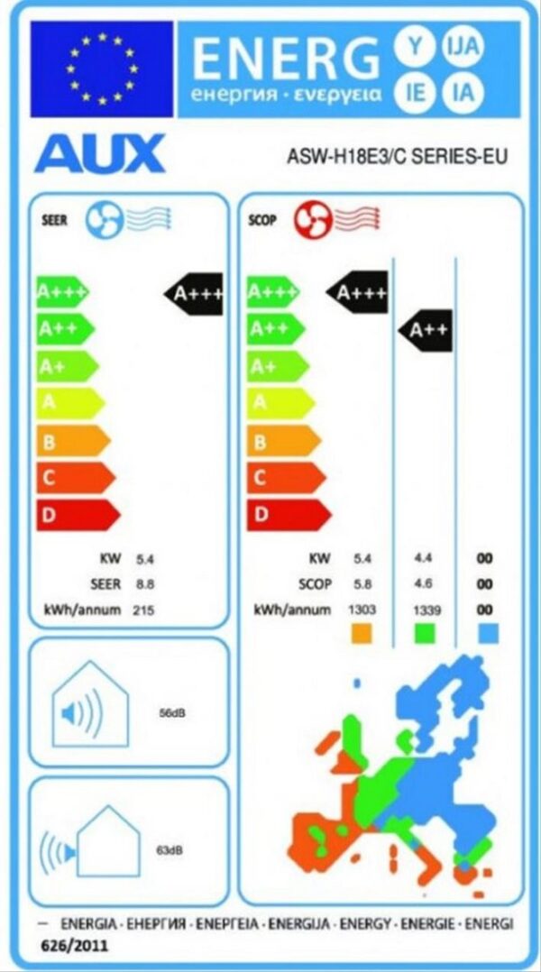 AUX ASW-H18E3A4/CAR3DI