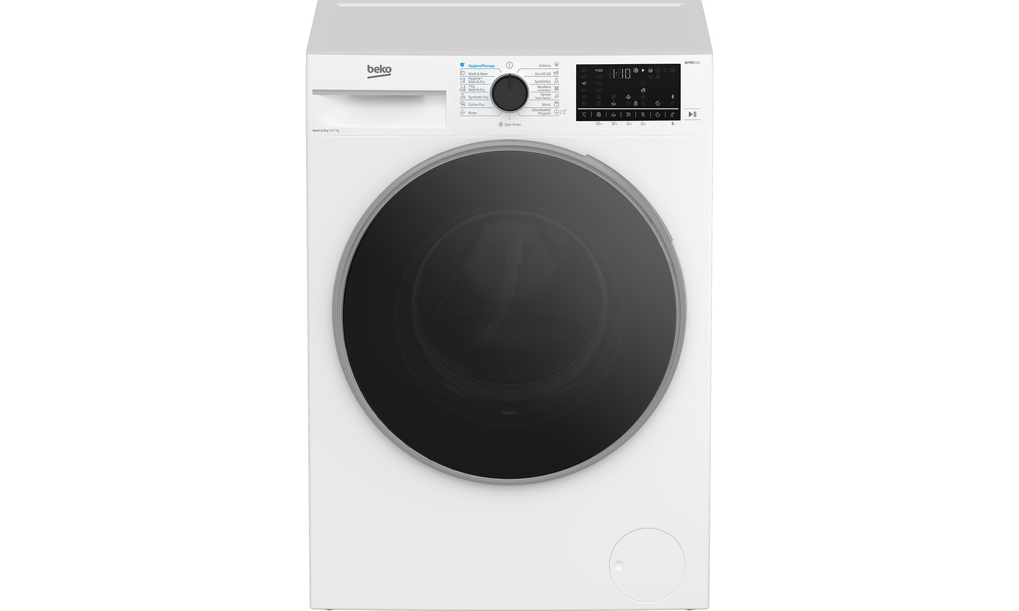 Beko B5DFT510457WPB Πλυντήριο Στεγνωτήριο Ρούχων 10kg / 7kg Ατμού 1400 Στροφές