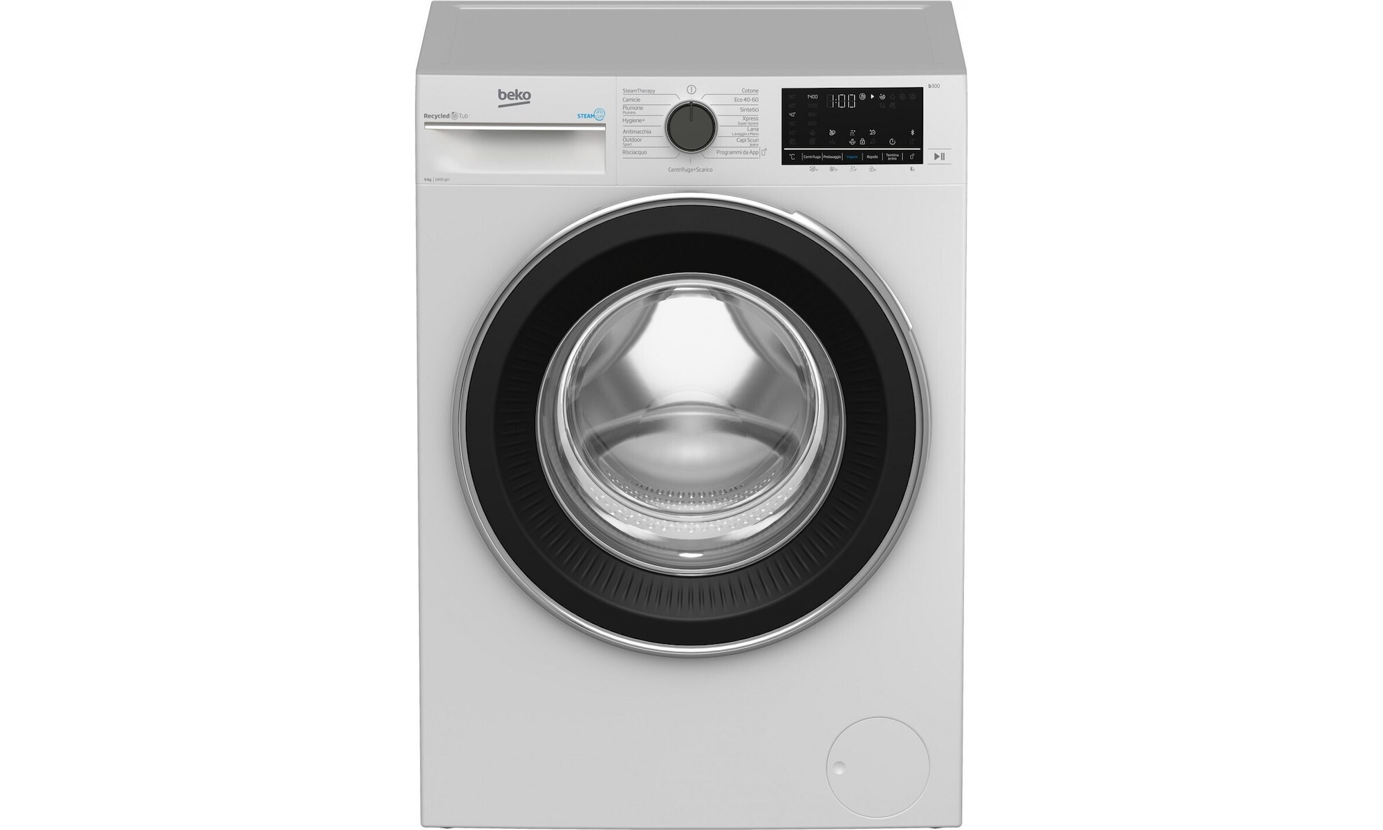 Beko BWU394B Πλυντήριο Ρούχων 9kg 1400 Στροφών