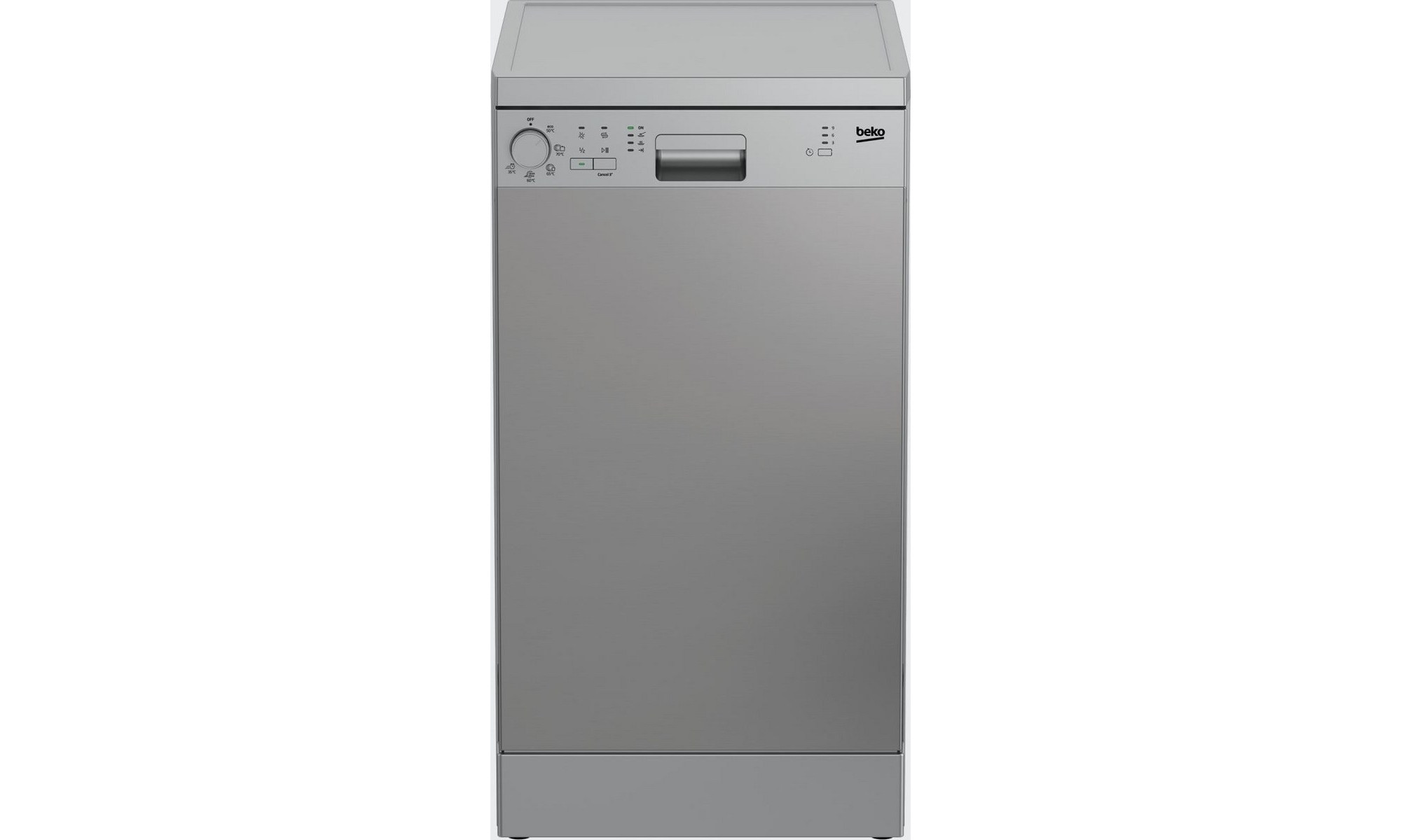 Beko DS05013X Ελεύθερο Πλυντήριο Πιάτων 44.8cm για 10 Σερβίτσια Inox