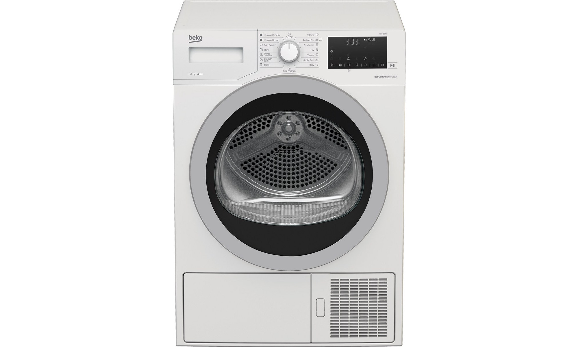 Beko DS8439TX Στεγνωτήριο Ρούχων 8kg A++ με Αντλία Θερμότητας