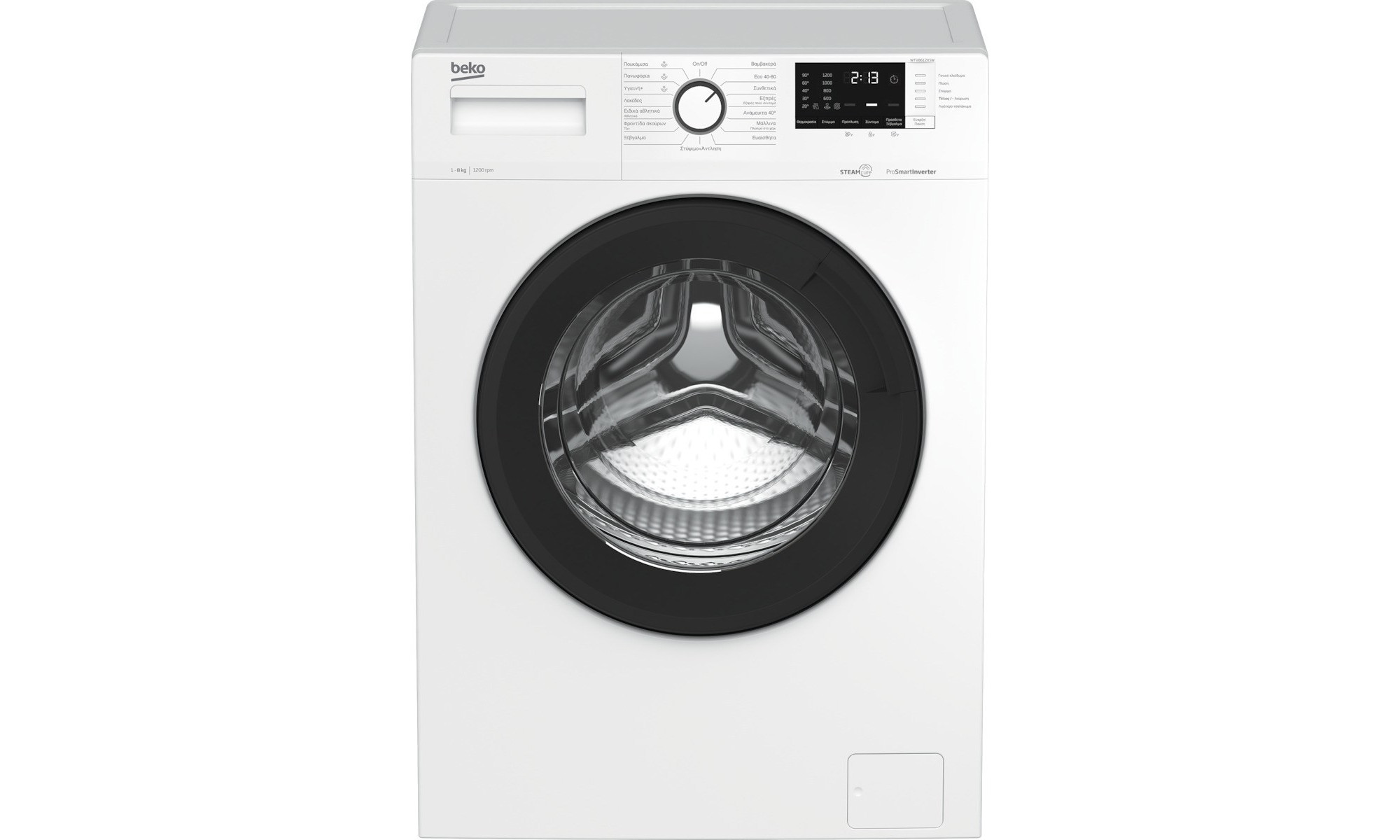 Beko WTV 8612 XSW Πλυντήριο Ρούχων 8kg 1200 Στροφών