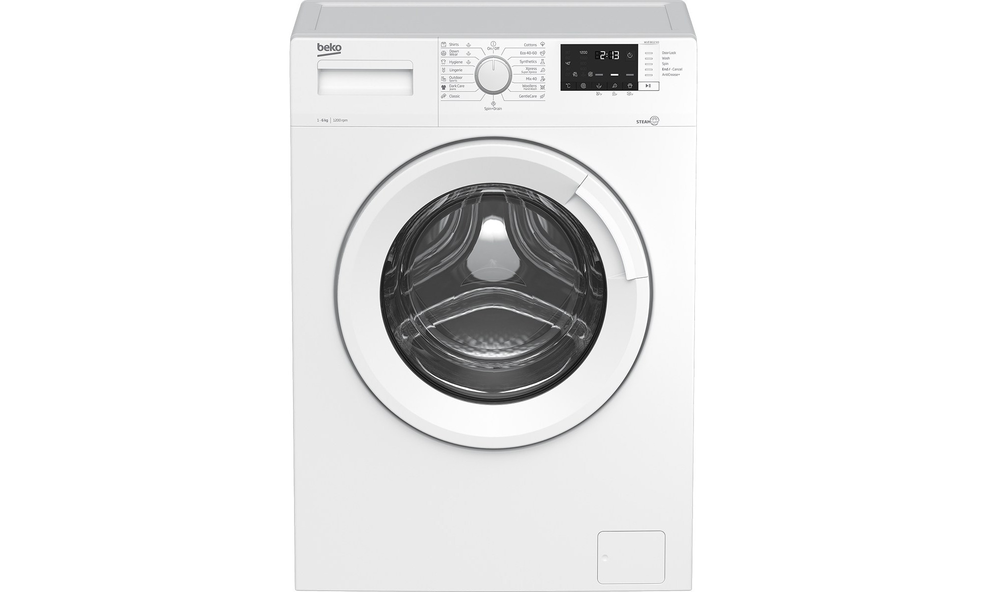 Beko WUE 6612 PAR Πλυντήριο Ρούχων 6kg 1200 Στροφών