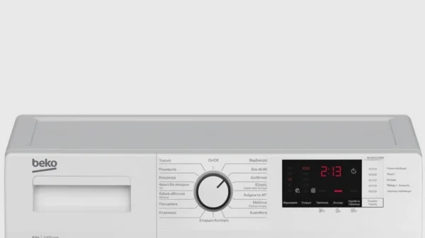 Beko WUE6512PAR Πλυντήριο Ρούχων 6kg 1000 Στροφών