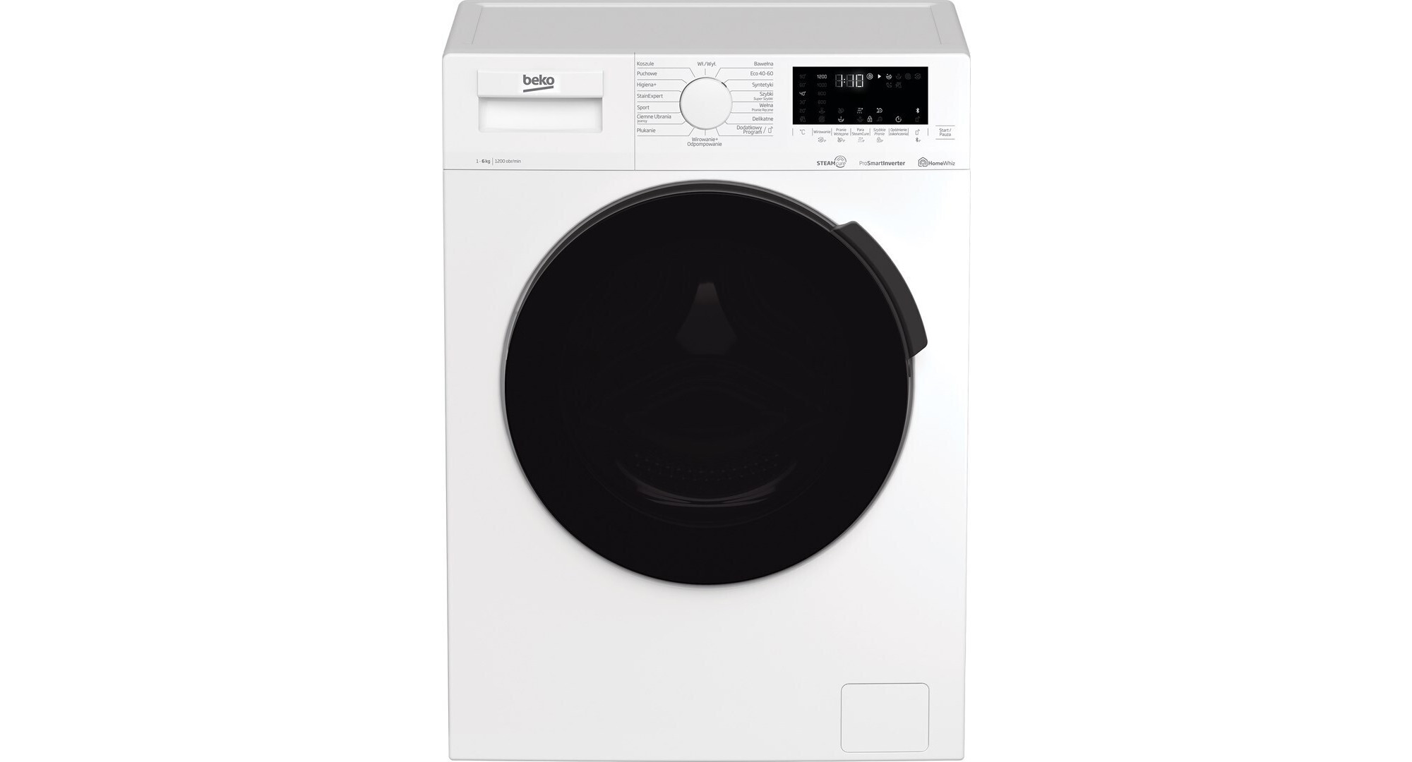 Beko WUE6624XWWS Πλυντήριο Ρούχων 6kg 1200 Στροφών