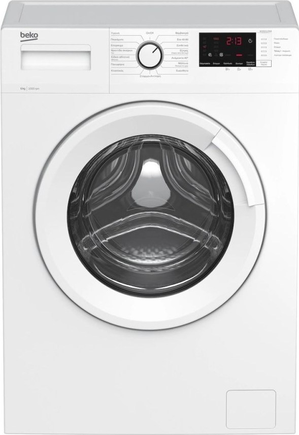 Beko WUE7612PAR Πλυντήριο Ρούχων 7kg 1200 Στροφών