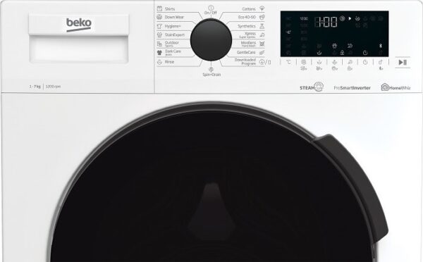 Beko WUE7626XBWS Πλυντήριο Ρούχων 7kg 1200 Στροφών