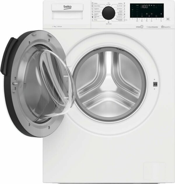 Beko WUE7626XBWS Πλυντήριο Ρούχων 7kg 1200 Στροφών