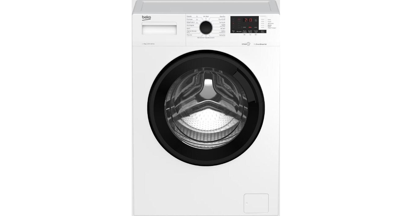 Beko WUV9612WPBSE Πλυντήριο Ρούχων 9kg 1200 Στροφών