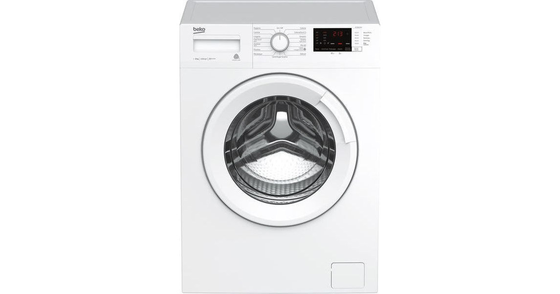 Beko WUX81232WI Πλυντήριο Ρούχων 8kg 1200 Στροφών