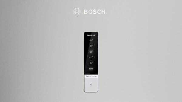 Bosch KDN43V1FA Δίπορτο Ψυγείο 328lt Full No Frost Υ175xΠ70xΒ60cm Inox