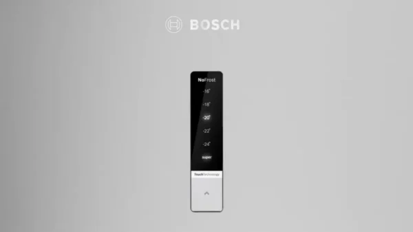 Bosch KDN43V1FA Δίπορτο Ψυγείο 328lt Full No Frost Υ175xΠ70xΒ60cm Inox