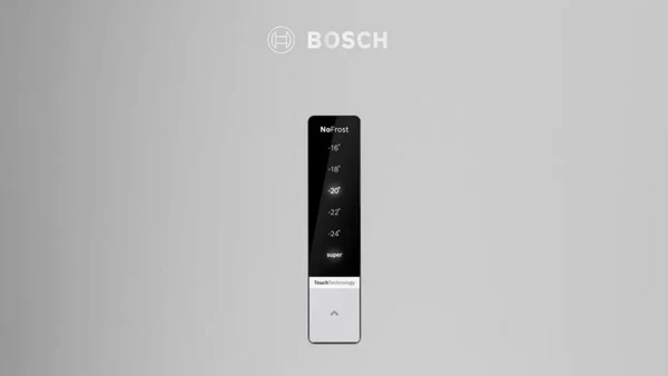 Bosch KDN43V1FA Δίπορτο Ψυγείο 328lt Full No Frost Υ175xΠ70xΒ60cm Inox