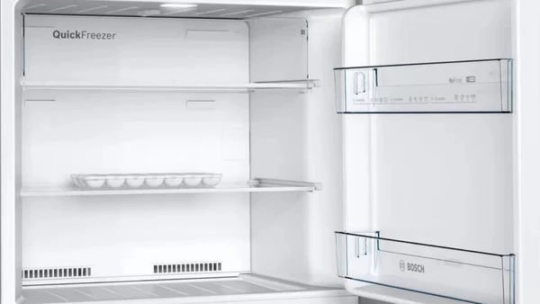 Bosch KDN43V1FA Δίπορτο Ψυγείο 328lt Full No Frost Υ175xΠ70xΒ60cm Inox