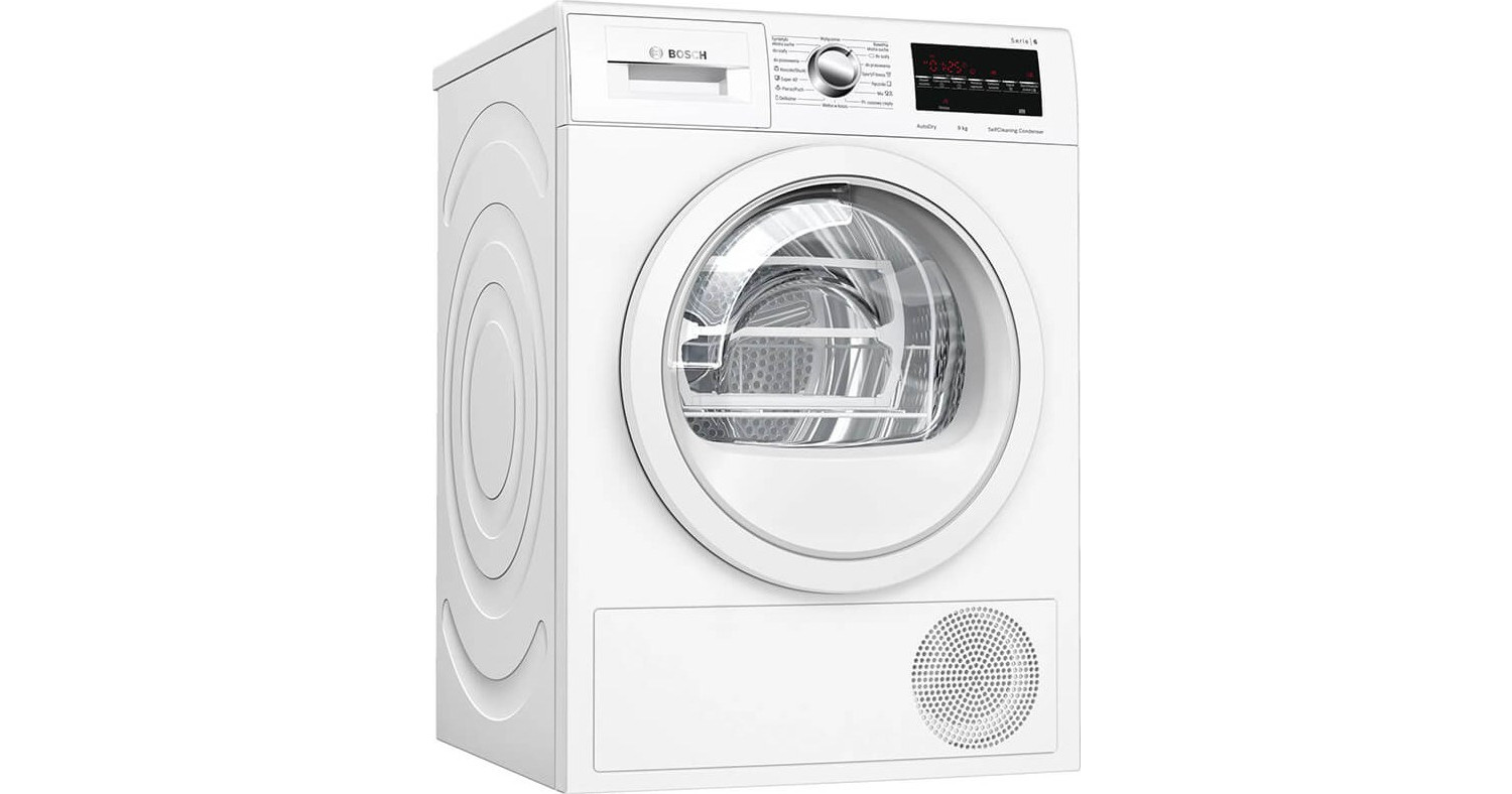 Bosch Serie 6 WTW8546KPL Στεγνωτήριο Ρούχων 9kg A++ με Αντλία Θερμότητας