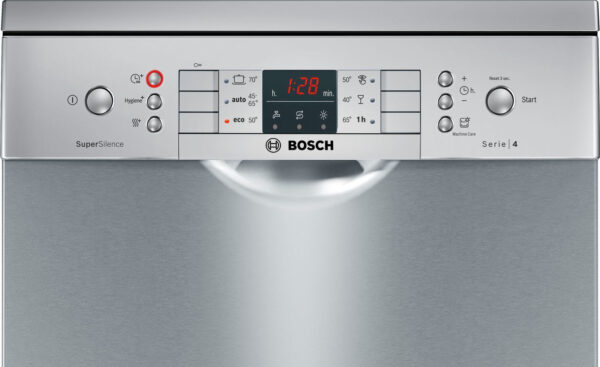 Bosch SPS46II07E Ελεύθερο Πλυντήριο Πιάτων 45cm για 9 Σερβίτσια Inox