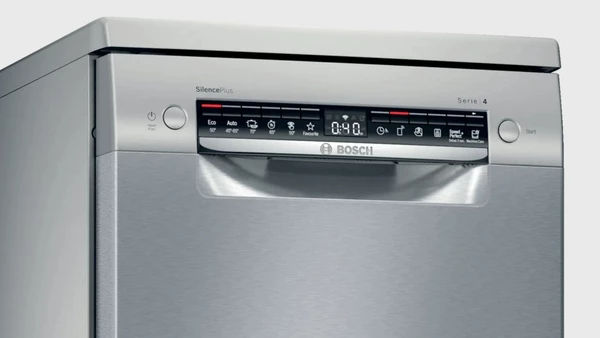 Bosch SPS4EMI28E Ελεύθερο Πλυντήριο Πιάτων 45cm για 10 Σερβίτσια Inox με Wi-Fi