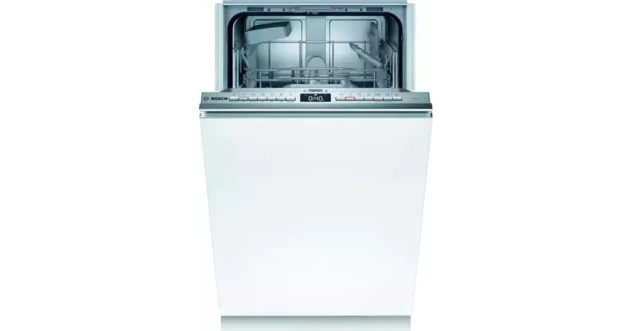 Bosch SPV4EKX60E Εντοιχιζόμενο Πλυντήριο Πιάτων 44.8cm για 9 Σερβίτσια Λευκό με Wi-Fi