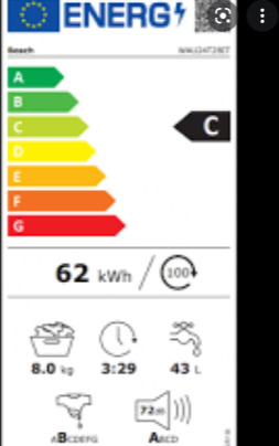 Bosch WAU24T28IT Πλυντήριο Ρούχων 8kg 1200 Στροφών