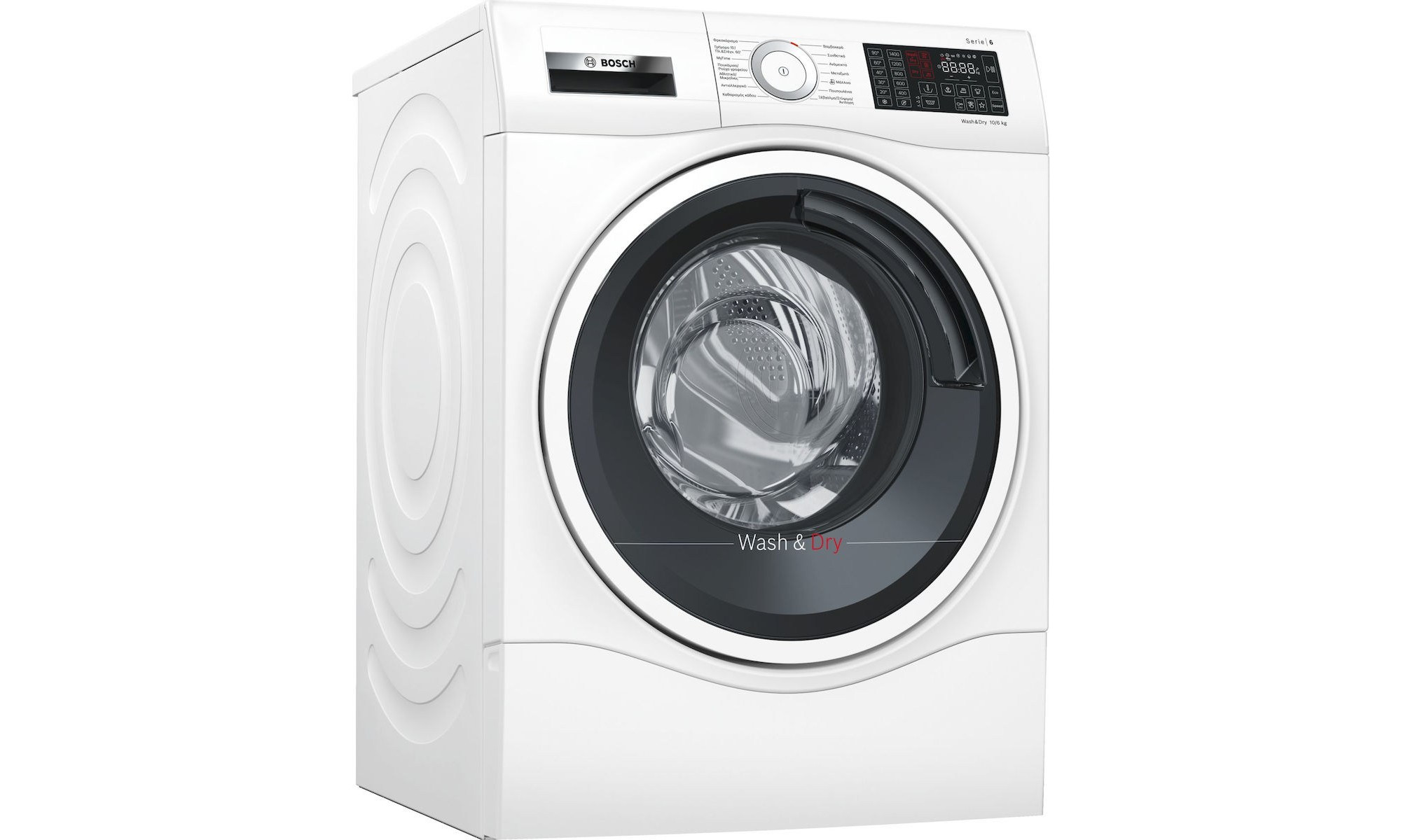 Bosch WDU28560GR Πλυντήριο Στεγνωτήριο Ρούχων 10kg / 6kg Ατμού 1400 Στροφές