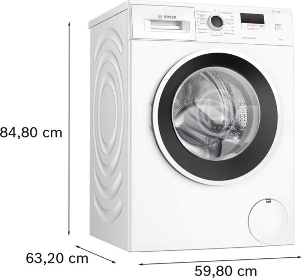 Bosch WGE03400GR Πλυντήριο Ρούχων 8kg 1400 Στροφών