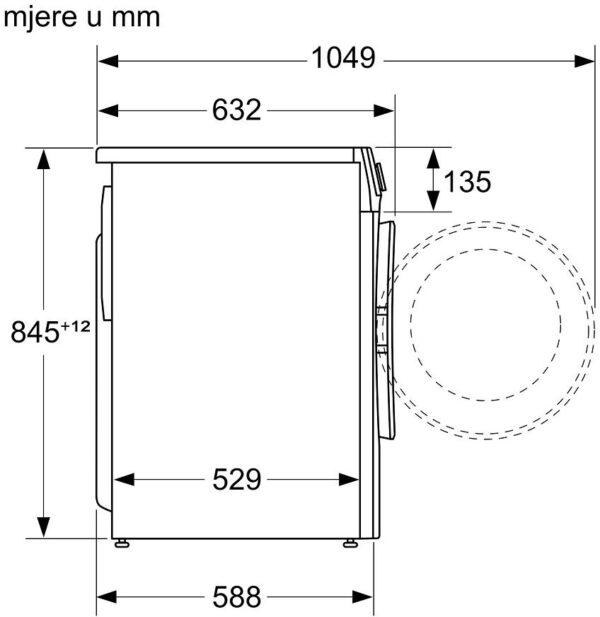 Bosch WGG14409BY Πλυντήριο Ρούχων 9kg 1400 Στροφών