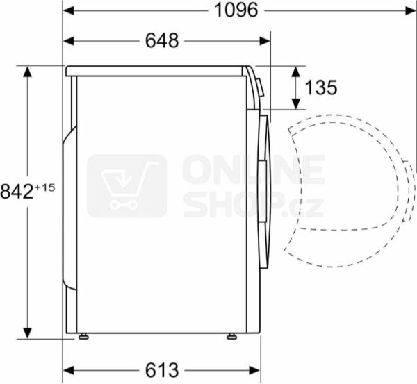 Bosch WGG244A9BY Πλυντήριο Ρούχων 9kg 1400 Στροφών