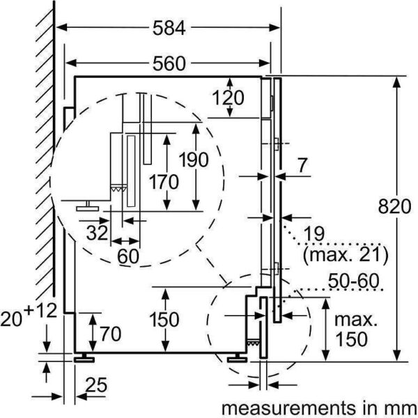 Bosch WKD28543EU Πλυντήριο Στεγνωτήριο Ρούχων 7kg / 4kg