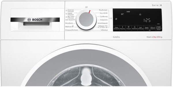 Bosch WNA14400GR Πλυντήριο Στεγνωτήριο Ρούχων 9kg / 6kg Ατμού 1400 Στροφές