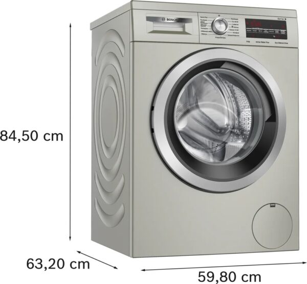 Bosch WUU28TX2GR Πλυντήριο Ρούχων 9kg 1400 Στροφών