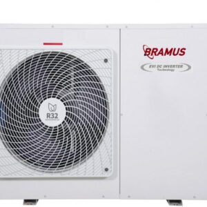 BRAMUS BR32P3V12SC Αντλία Θερμότητας 12kW Τριφασική 60°C Monoblock με Wi-Fi