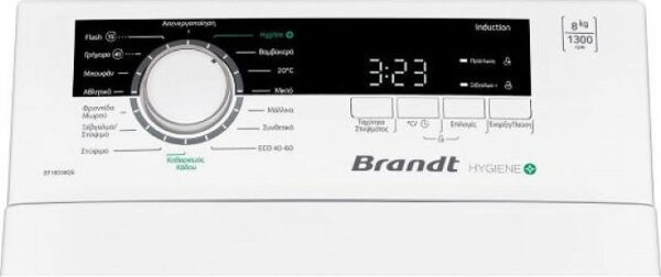 Brandt BT17028G Πλυντήριο Ρούχων Άνω Φόρτωσης 7kg 1200 Στροφών