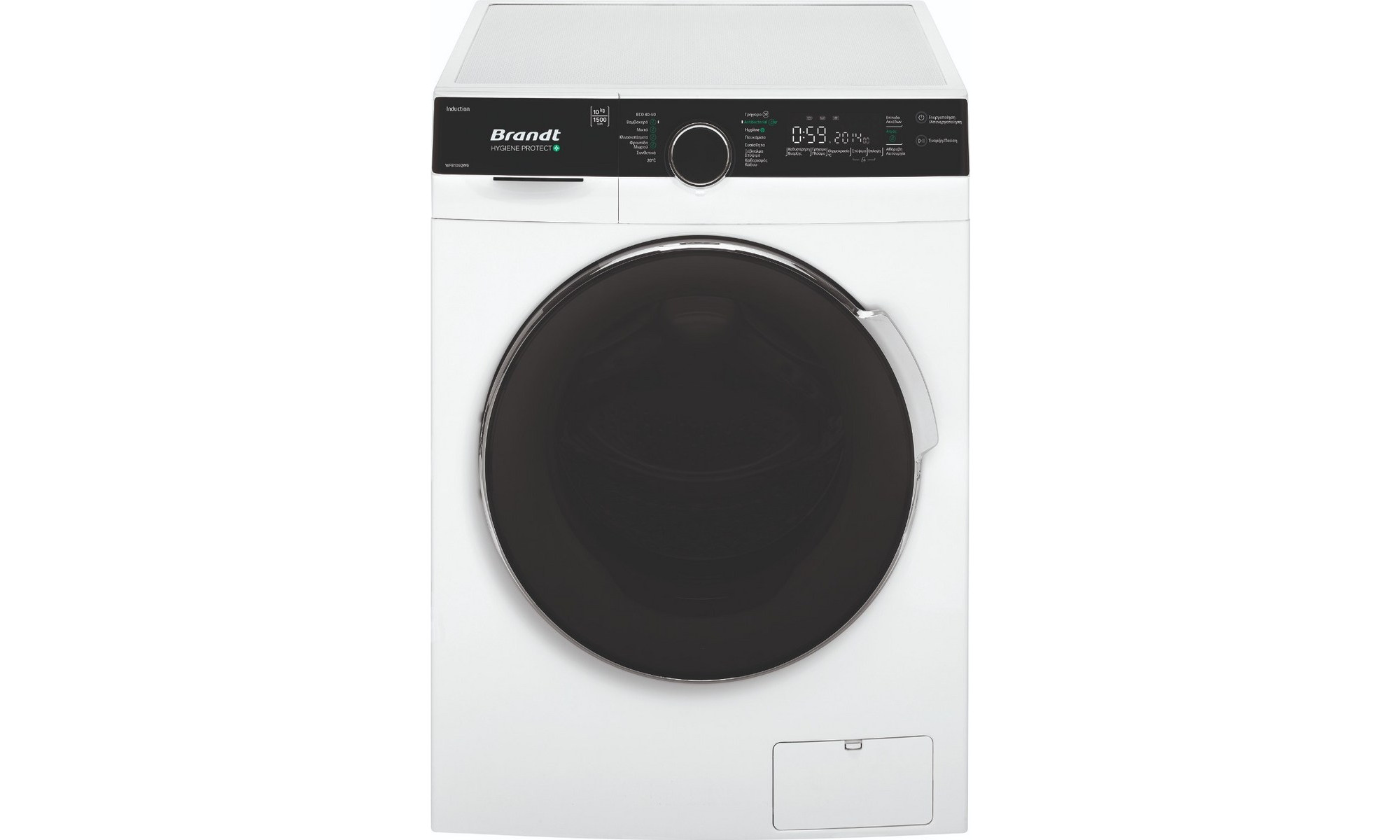 Brandt WFB106QWG Πλυντήριο Ρούχων 10kg 1500 Στροφών