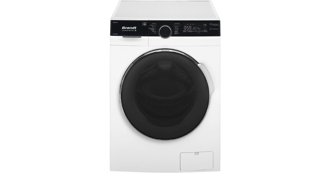 Brandt WFB196QWG Πλυντήριο Ρούχων 9kg 1400 Στροφών