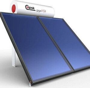 Calpak GigaXS II Ηλιακός Θερμοσίφωνας 200lt 4.2m² Διπλής Ενέργειας Κεραμοσκεπής