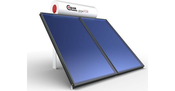 Calpak GigaXS II Ηλιακός Θερμοσίφωνας 200lt 4.2m² Διπλής Ενέργειας Κεραμοσκεπής