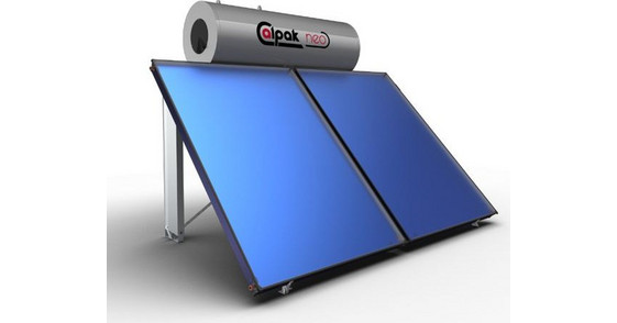 Calpak Neo Ηλιακός Θερμοσίφωνας 200lt 4m² Τριπλής Ενέργειας για Αντλία Θερμότητας